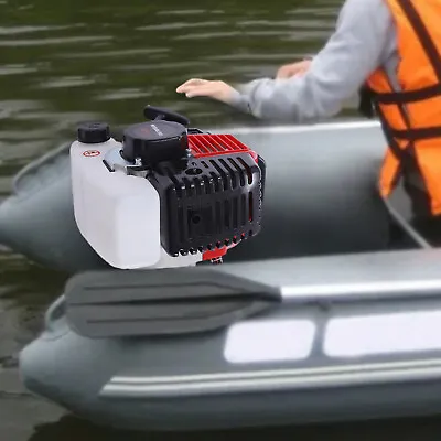 Buy 2.3HP 2Stroke 52CC Outboard Motor Boat Engine W/Air Cooling System 8500r/min US • 158.60$