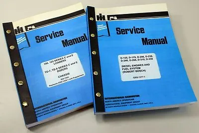 Buy Set International Dresser Td-7 Series E Td-7E Dozer Service Repair Shop Manuals • 89.97$