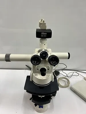 Buy Zeiss Axioskop 2 Plus Microscope Multi Observation Bridge With Pointer & 3 Heads • 2,250$