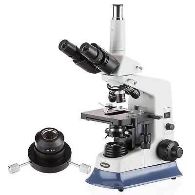 Buy AmScope 40X-2000X Professional Trinocular Oil Darkfield Biological Microscope • 924.99$
