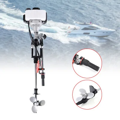 Buy 2.3HP 2 Stroke Outboard Motor CDI Water Cooling System Fishing Boat Engine  • 153.90$