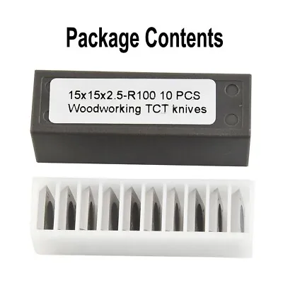 Buy 10pcs/box Carbide Inserts For JET Grizzly H7354 Byrd Shelix Cutterheads Parts • 18.49$