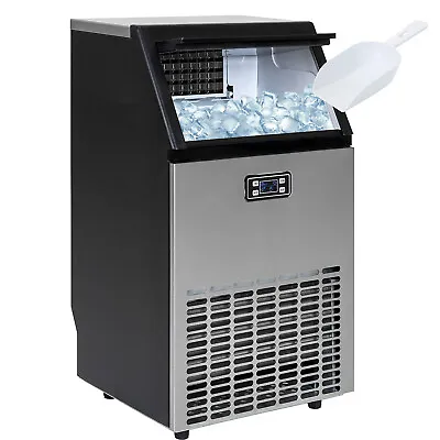 Buy Built-in Commercial Ice Maker Stainless Steel Bar Restaurant Ice Cube Machine US • 469$