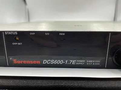 Buy Sorensen DCS600-1.7E Power Supply • 799$