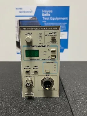 Buy Tektronix AM5030 AC/DC Programmable Current Probe Amplifier Plug-In Module • 295$
