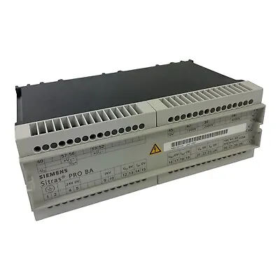 Buy Siemens Sitras PRO BA 12bit With DPU96 PU Interface DC Buffer Amplifier DC • 299.99$