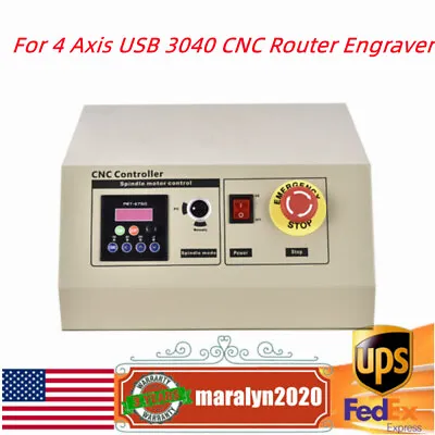Buy CNC Router Engraver Controller Box For 4 Axis USB 3040 Engraving Milling Machine • 378$