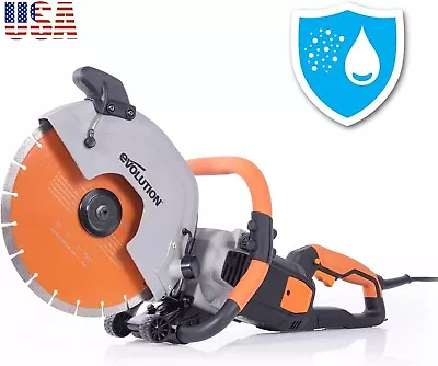 Buy 2 Inch Concrete Saw With Water Fed Dust Suppression, Corded Electric, 4-1/2  Cut • 275$