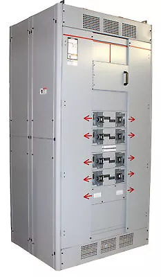Buy 4000 Amp Siemens Switchgear Panel 480/277V Section With 8 400amp 3VA64406JP312AA • 60,000$
