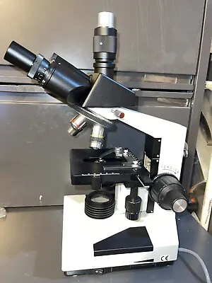 Buy Amscope 40X-1600X Lab Trinocular Compound Microscope • 225$