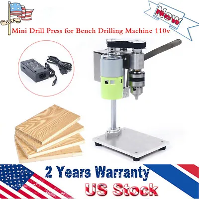 Buy Mini Drill Press Bench Top 2 Speed Precision Wood Metal Drilling Milling Machine • 54$