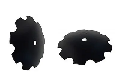Buy 2 Of 20  Notched Disc Harrow Blade Dual-Punched 1-1/2  Square 7 Gauge 4.5 MM • 104.95$