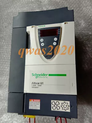 Buy 1Pcs USED Schneider Altivar 61 Inverter ATV61HU75N4Z 380V 7.5KW • 454.93$