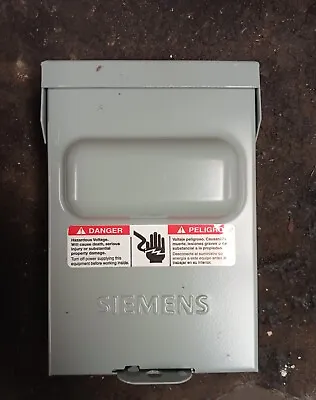 Buy Siemens Pull Out Switch 60A WN2060U (J-7-5) • 28.97$