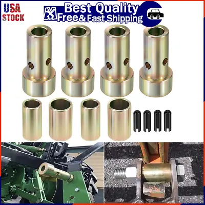 Buy 12PCS Category 1 3-Point Tractor Cat 1 Quick Hitch Bushing Roll Pins Kit TK95029 • 66.79$