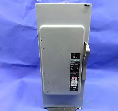Buy Siemens Disconnect Switch Ju324 200a 240v 3p 3ph Non Fusible 1 Year Warranty • 199.99$