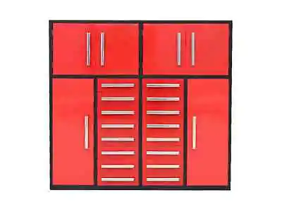 Buy 7' Metal Garage Tool Storage Cabinets Furniture Cabinet (16 Drawers) • 3,750$