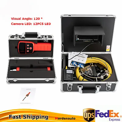 Buy 512HZ Sewer Camera With Locator Pipe Inspection Camera  7  LCD With 100FT Cable! • 530.09$