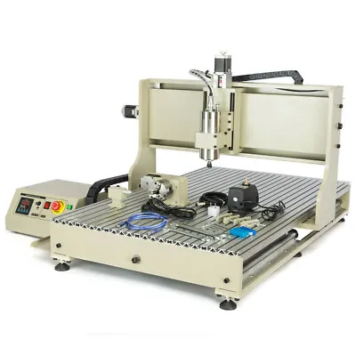 Buy USB CNC 6090 Router Engraving Milling Machine 4 Axis Cutting Engraver 1500W VFD • 2,199.03$