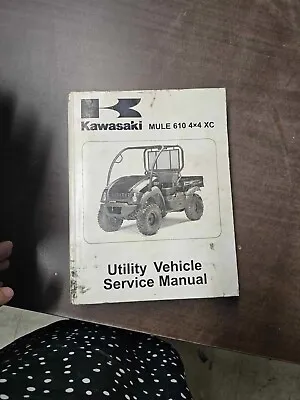 Buy Kawasaki 2010 Mule 610 4x4 XC Utility Vehicle Service Manual • 30$