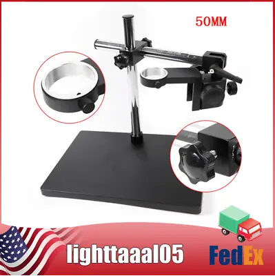 Buy Microscope Camera Boom Stereo Arm Table Stand Adjustable Holder 10-265mm • 76$