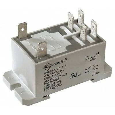 Buy Schneider Electric 92S7a22d-120A Enclosed Power Relay,6Pin,120Vac,Dpst-No • 18.98$