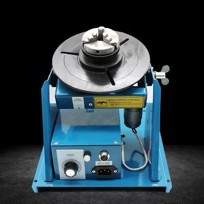 Buy 3 Jaw Manual Rotary Welding Positioner Turntable Workbench Clamp Lathe Chuck  • 285$