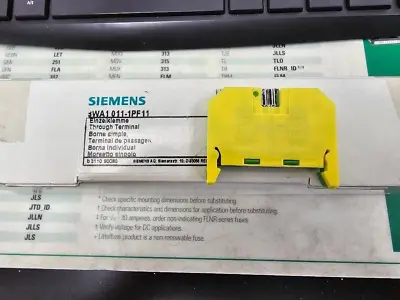 Buy Siemens 8WA1011-1PF11 Terminal Block, 24A, 800V, 2.5mm (open) 1 Piece • 2.50$