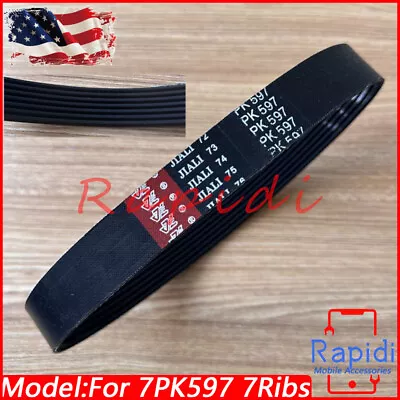 Buy Multiwedge Belt For Ripper Rotary Tiller Loosener Rototiller Forward Gear 7PK597 • 17.98$