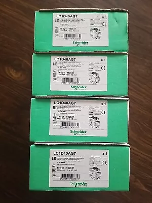 Buy Schneider Electric LC1D40AG7 IEC Contactor New In Box • 65$