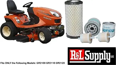 Buy KUBOTA GR2100 GR2110 GR2120 Lawn Mower Filter Maintenance Kit  New OEM • 76$