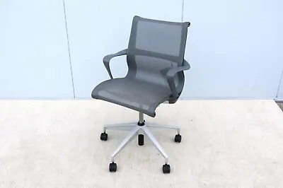 Buy Herman Miller Brand New Setu Ergonomic Office Desk Chair In Lyris Alpine Mesh • 550$