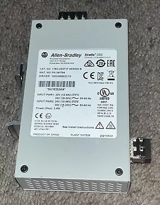 Buy Allen Bradley 1783-US4T1F Stratix 2000 4T+1F Port Unmanaged Ethernet Switch 2021 • 149.99$