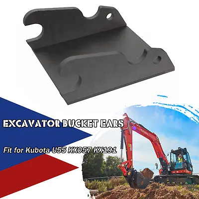 Buy Excavator Quick Attach Bucket Ears Attachment Plate For Kubota U55 KX057 KX191  • 182.69$