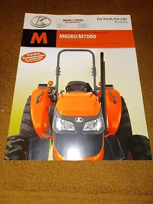 Buy Kubota Diesel Tractor M6060/M7060 Sales Brochure • 15$