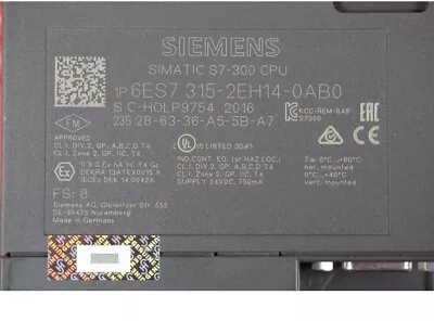 Buy Siemens 6ES7315-2EH14-0AB0 CPU Module • 700$