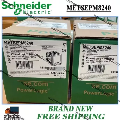 Buy 1 PC Schneider Electric METSEPM8240 Power Logic PM8240 Power Meter - BRAND NEW • 2,582.89$