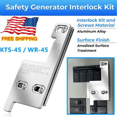 Buy Generator Interlock Kit For GE Siemens Murray ITE 150 200 Amp KTS-45 / WR-45 USA • 48.99$