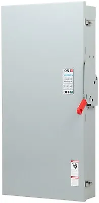 Buy Siemens GF225NRA  400 Amp 240V Double Pole Outdoor Fusible Disconnect Switch • 2,099$