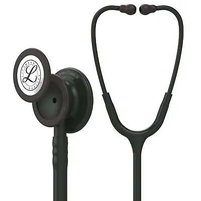 Buy New 3M Littmann Classic III Monitoring Stethoscope Black Edition Black Stem 5803 • 85$