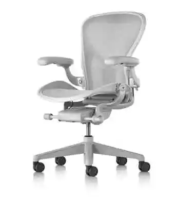 Buy Aeron Chair By Herman Miller Size B Mineral Remastered-  Semi Loaded- Open Box- • 799.11$