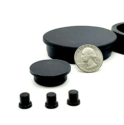 Buy Silicon Rubber Hole Plugs Push In Compression Stem 7/32  To 3/4  Sealed Bumpers • 11.49$