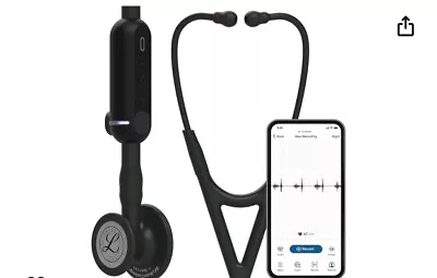 Buy 3M™ Littmann® CORE Digital Stethoscope, Black Chestpiece, Tube, Stem And Headset • 205.50$