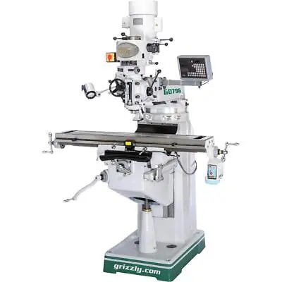 Buy Grizzly G0796 9  X 49  Vertical Mill With Power Feed And DRO • 11,840$
