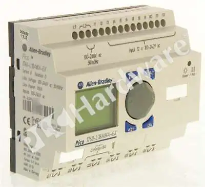 Buy Allen Bradley 1760-L18AWA-EX /B Pico Controller W/RTC 18 I/O Expandable AC • 1,230.39$