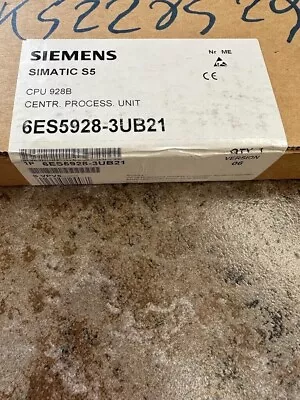 Buy Siemens Simatic S5 6ES5928-3UB21 CPU928B Zentralbaugruppe 6ES5 928-3UB21 SPS PLC • 920$