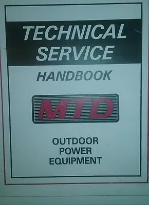 Buy MTD Major Overhaul Service Manual Repair Mower Tiller Riding Lawn Garden Tractor • 118.96$