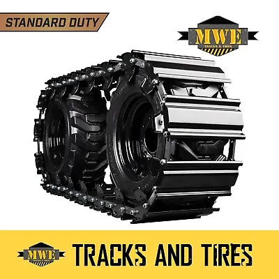 Buy (2-Tracks) 12  Steel OTT Tracks For Skid Steers Fits 12x16.5 Tires - 20 Links/ea • 2,450$