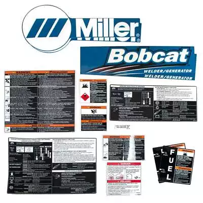 Buy Miller 228122 Label Kit For Bobcat 250 • 98.99$