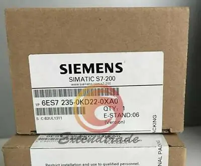 Buy One New Siemens S7-200 6ES7 235-0KD22-0XA0 PLC 6ES7235-0KD22-0XA0 • 97.80$